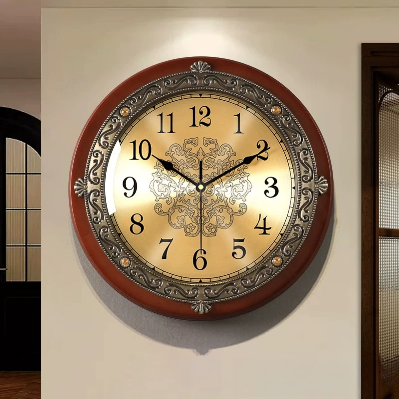 Luxury Watch Europe - Reloj de pared moderno con marco