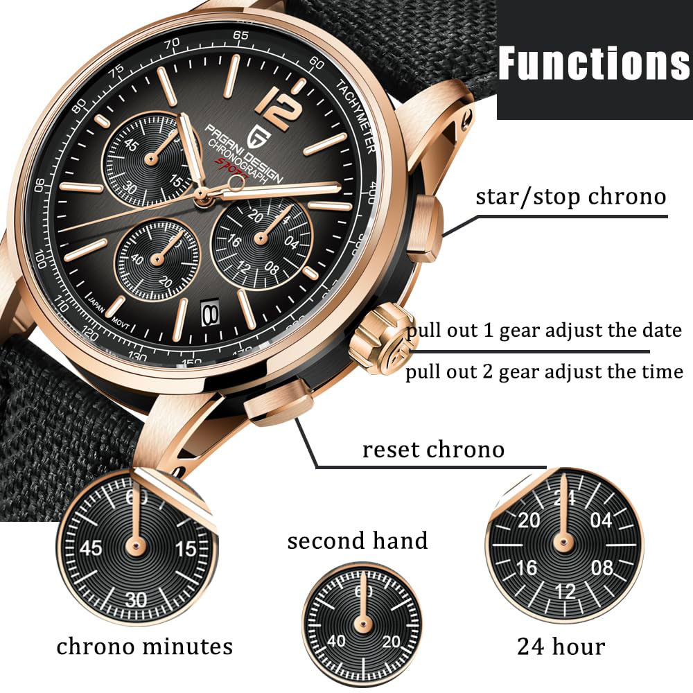 Luxury Watch Brands - PAGANI DESIGN nuevo Reloj para Hombre