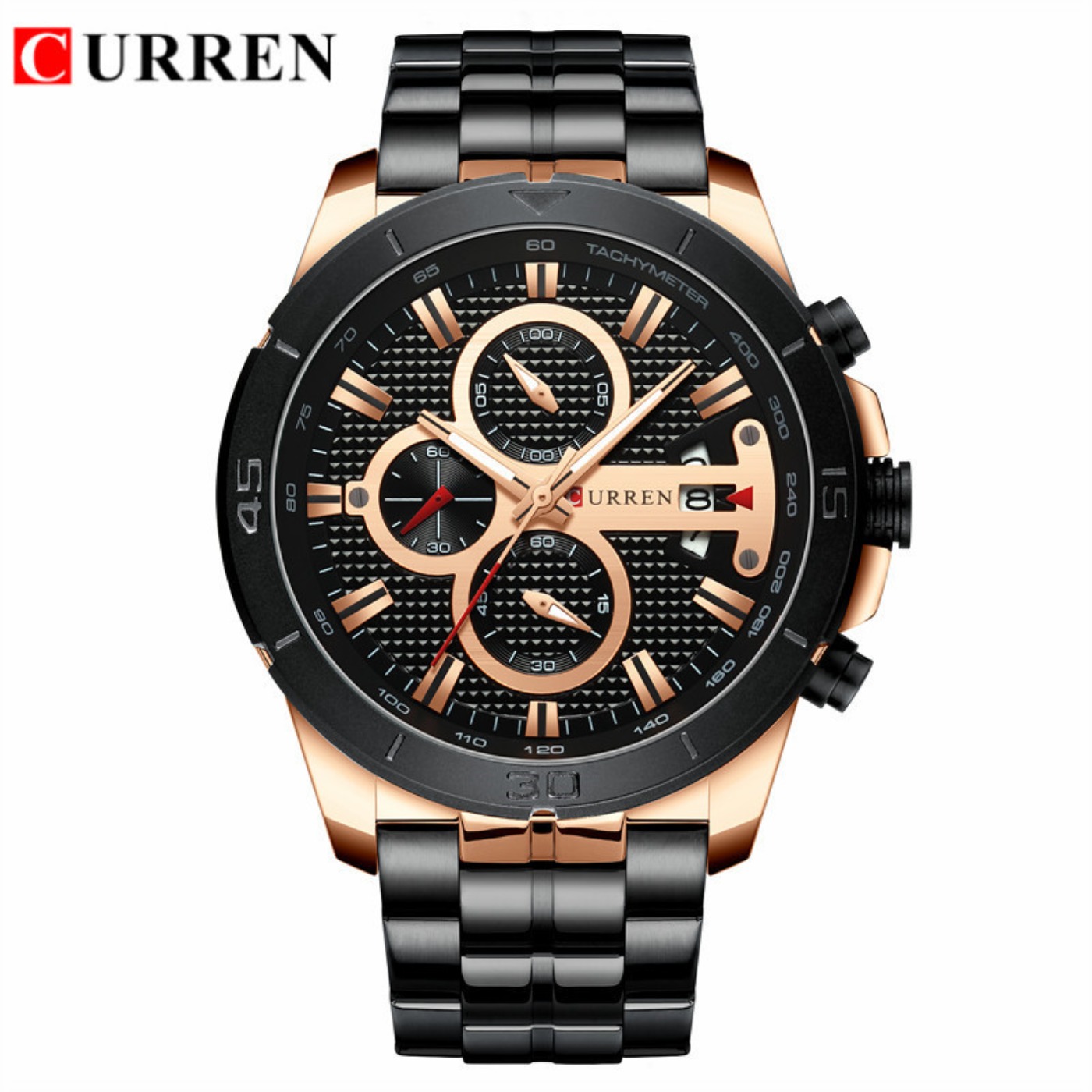 Reloj CURREN para hombre, cron - Luxury Watch Brands reseña y precio