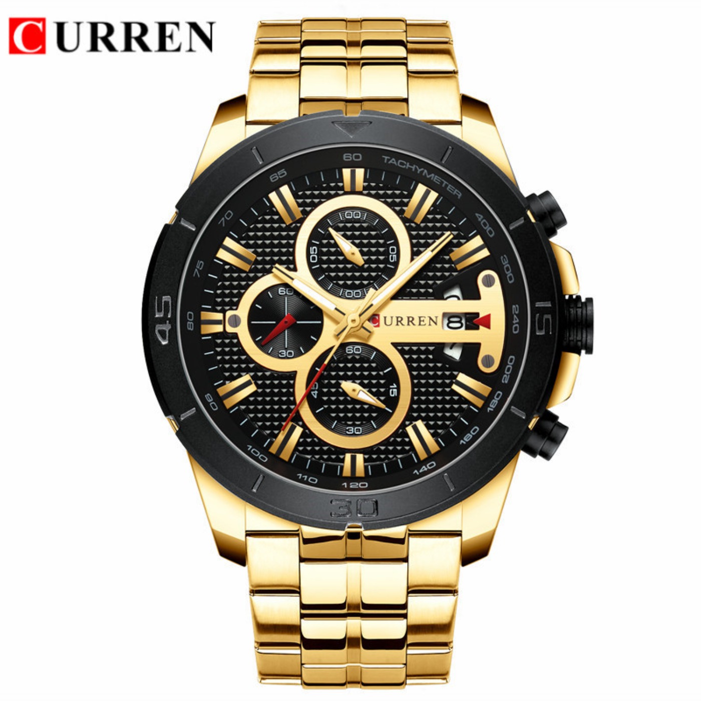 Reloj CURREN para hombre, cron - Luxury Watch Brands reseña y precio