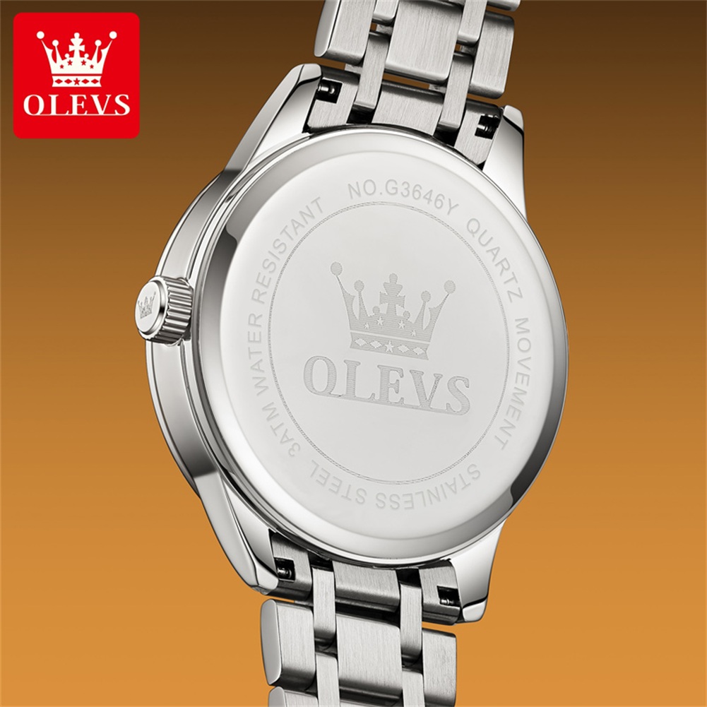 OLEVS Moon Phase relojes para  - Luxury Watch Brands reseña y precio