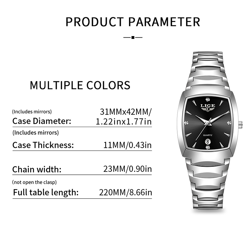 Reloj LIGE para mujer, reloj d - Luxury Watch Women reseña y precio