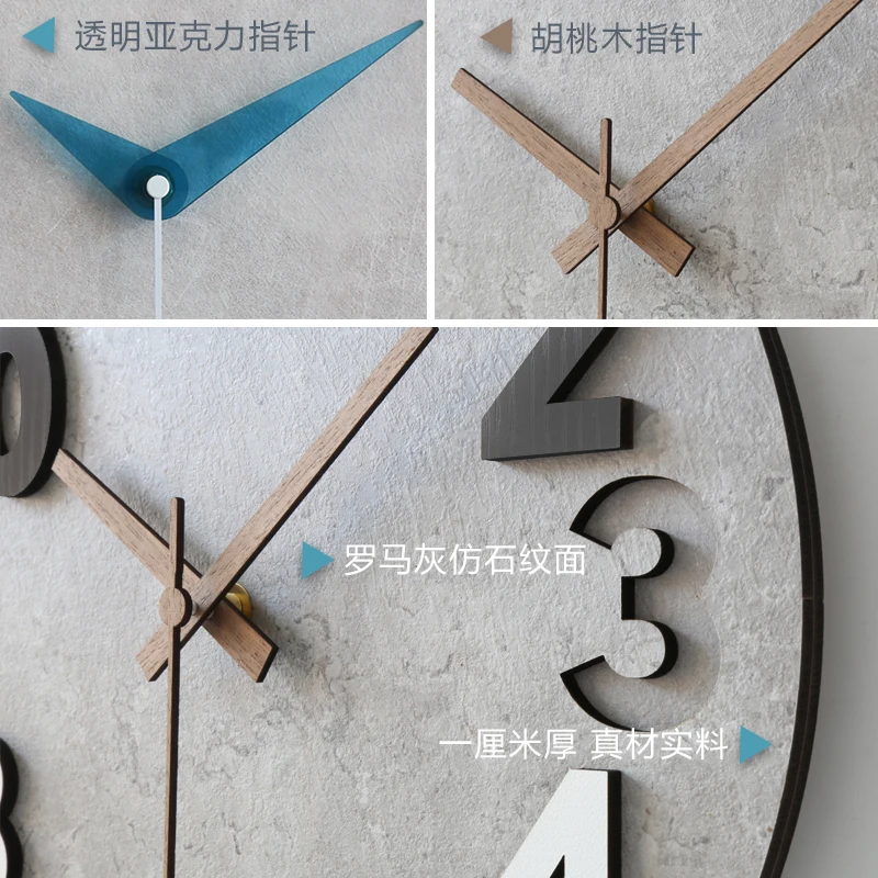 Reloj de pared 3d moderno, mec - Luxury Watch Europe reseña y precio