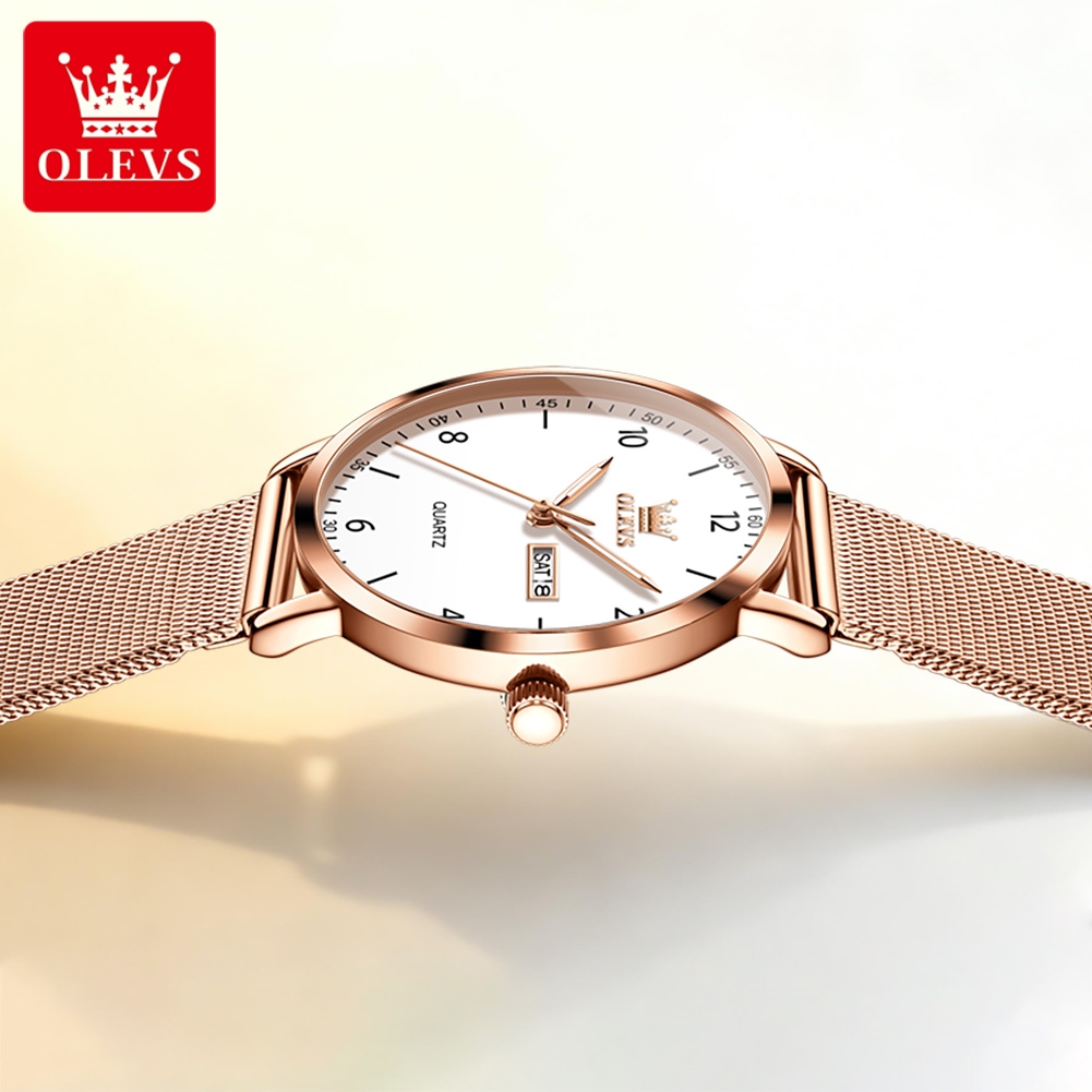 Relojes OLEVS 2996 para mujer, - Luxury Watch Brands reseña y precio