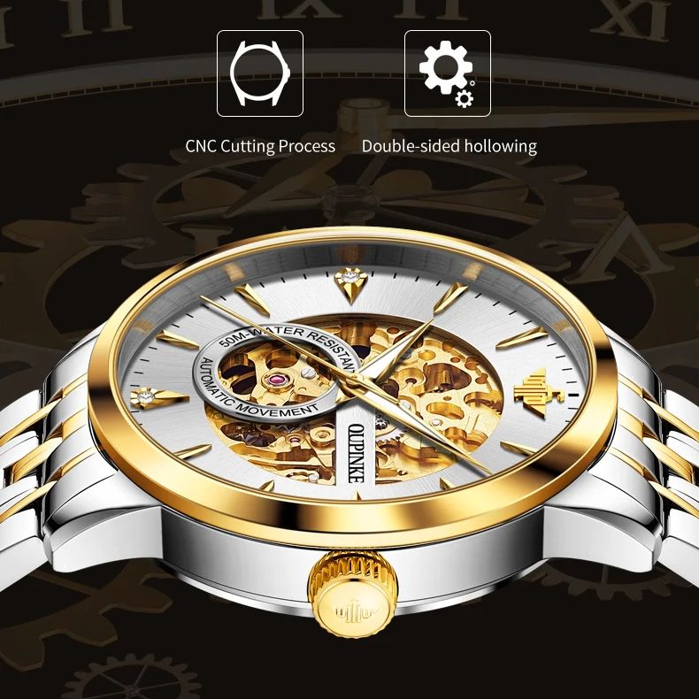 Reloj Mecánico OUPINKE de Lujo - Luxury Watch All Brands reseña y precio